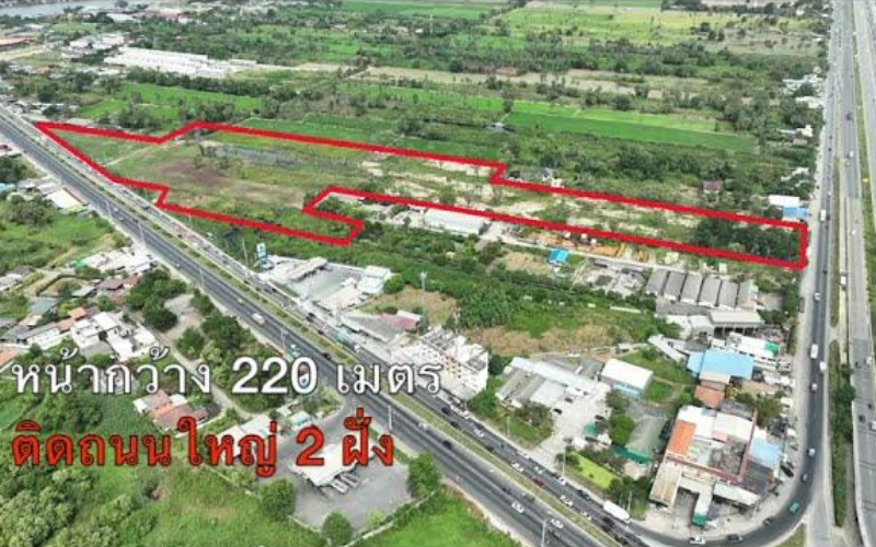 ให้เช่า / ขาย ที่ดิน ปทุมธานี ขนาด 42 ไร่ 1 งาน 15 ตารางวา